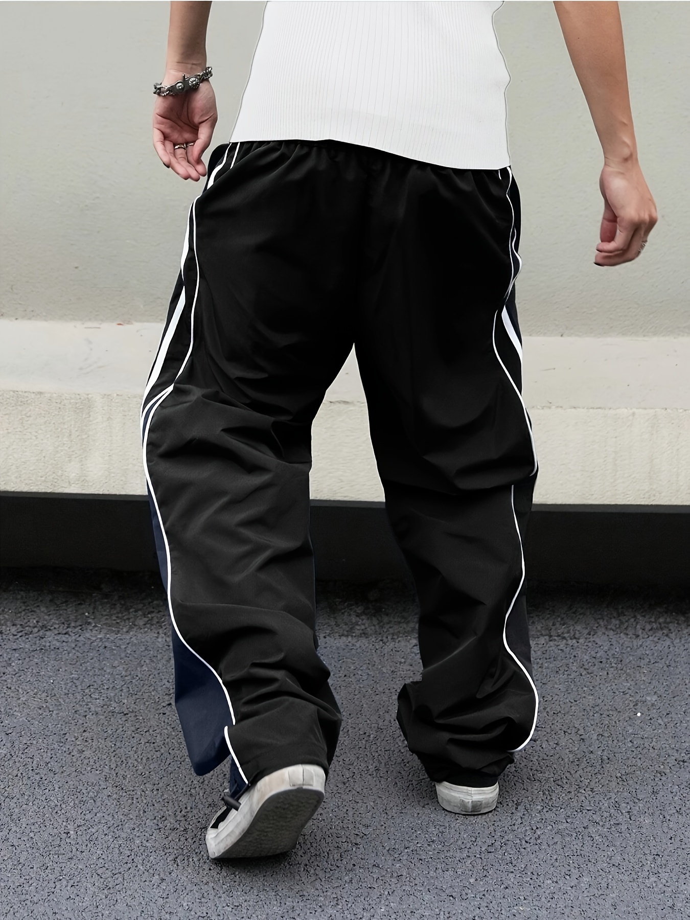 【BAON】Tsukoko banding cut string nylon jogger pants f27c4105b531c07c8054ac2f487918