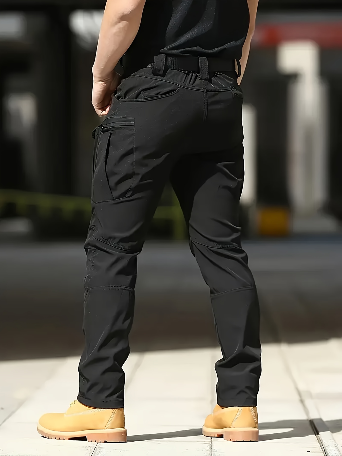 3PC Men's Tactical Cargo Pants Set for Spring/Autumn