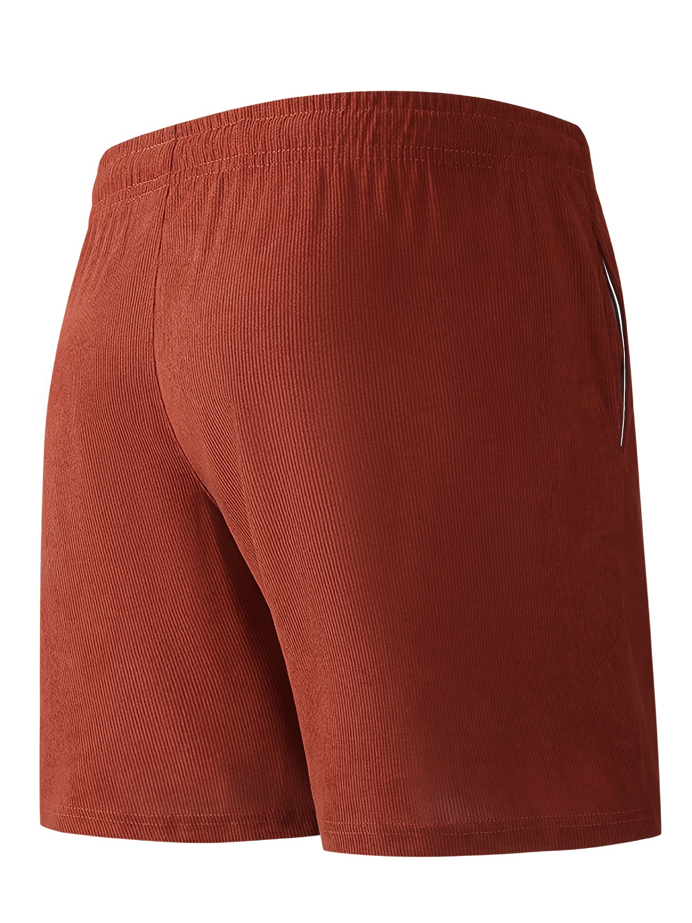 Men'S Stylish High-End Corduroy Shorts - Perfect for Travel and Beach Vacations, Casual Comfort with Pockets, Summer Casual Waist with Drawstring, Ideal for Outdoor Activities, Sports, and Gifts, Travel Essentials|Stylish Shorts|Polyester Fabric