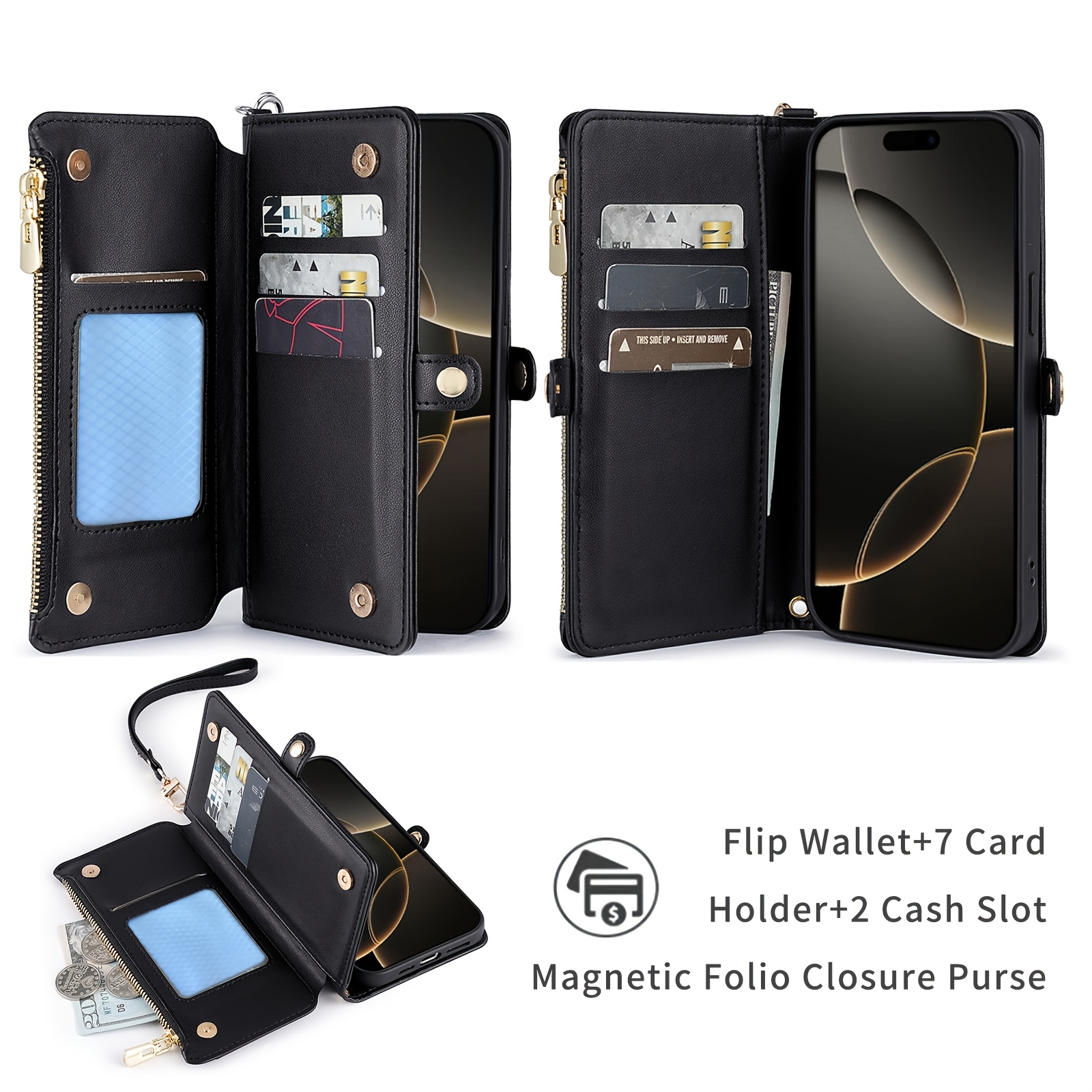 Custodia A Portafoglio In Pelle PU Per Galaxy A41 – Con Slot Per Carte, Funzione Stand E Chiusura Magnetica – Blu