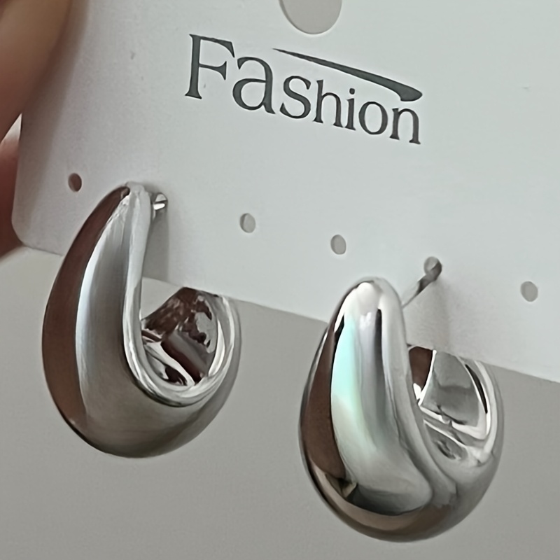 2pcs Teardrop Dangle Earrings Non Feathered for Daily & Festive Occasions