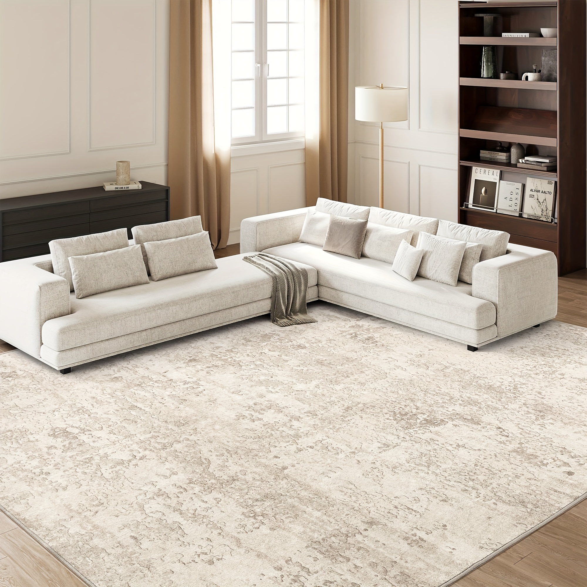 washable rugs ultra thin rugs for living room non slip backing 0 25 low pile rugs for bedroom foldable machine washable area rug