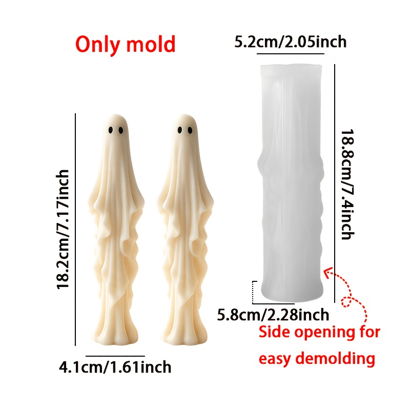 TEMU Large & Small Mold Suitable For Resin, Plaster, Candle Making - Irregular Frame With Side-opening For Diy Crafts, Epoxy Resin Casting, Handmade