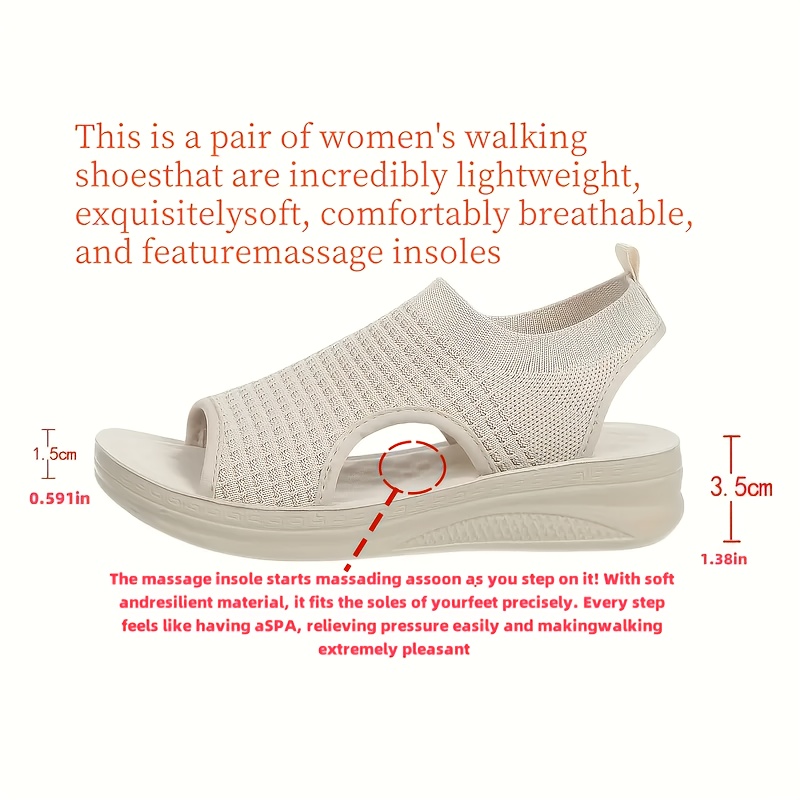 Elanora™ Women's Mesh Slip-On Platform Sandals