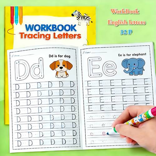 32 page childrens handwriting practice book copybook workbook for preschoolers learning to write pen control training aid suitable for home and school use