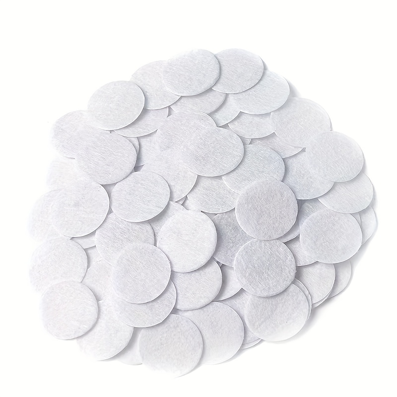 TEMU A Bag Containing 55 Round Felt Discs In Black And White, Suitable For Crafts, Floral Decorations, Bows, Cushions, And Bouquet Embellishments