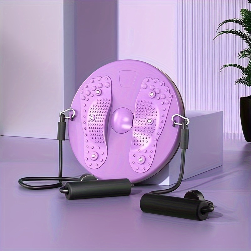 1PC Home Waist Twisting Board with Tension Rope for Effective Abdominal Muscle Building and Fitness Core Strength Training