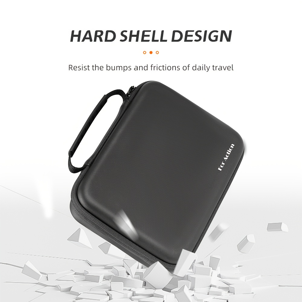 suitable for     pro 4 camera accessories portable bag travel case charger battery base selfie stick storage handbag Product details 7