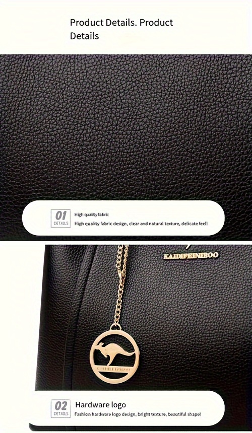 RAMBOROO Women' Large Capacity Elegant Handbag with Adjustable Crossbody/Top Handle Strap - Professional Bag Suitable for Commuting, Travel, Business & Everyday Use - //