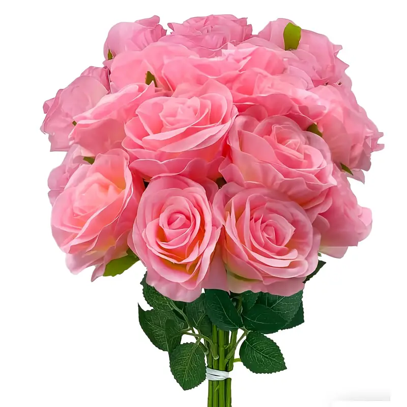 Bouquet Artificiel Rouge 25 Roses Artificielles Rouge Bordeaux En Mousse Latex – Fleurs Faux Naturelles Pour Mariage, Déco & Événements Bouquet Artificiel Rouge 25 Roses Artificielles Rouge Bordeaux En Mousse Latex – Fleurs Faux Naturelles Pour Mariage, Déco & Événements