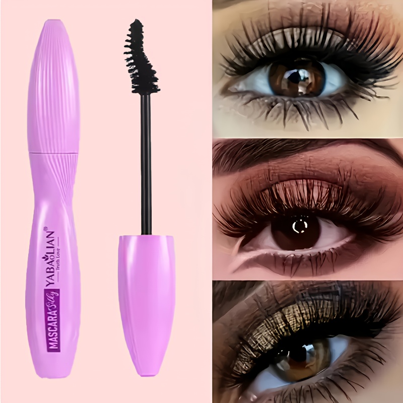 TEMU Lash Lift Mascara - Black | Waterproof, Volume-enhancing, Anti-smudge, Long-lasting, Dramatic , Types, Beauty Mascara | Smooth Application, Curling Effect, .