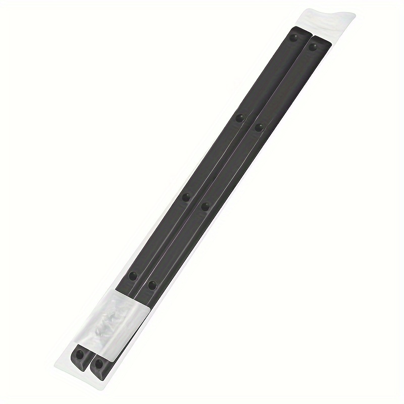 TEMU 2 Skateboard Ribs, Skateboard Rails, Skateboard , Old-style Plastic Strip Installation Screws, Protection For Skateboards, Skateboard Support