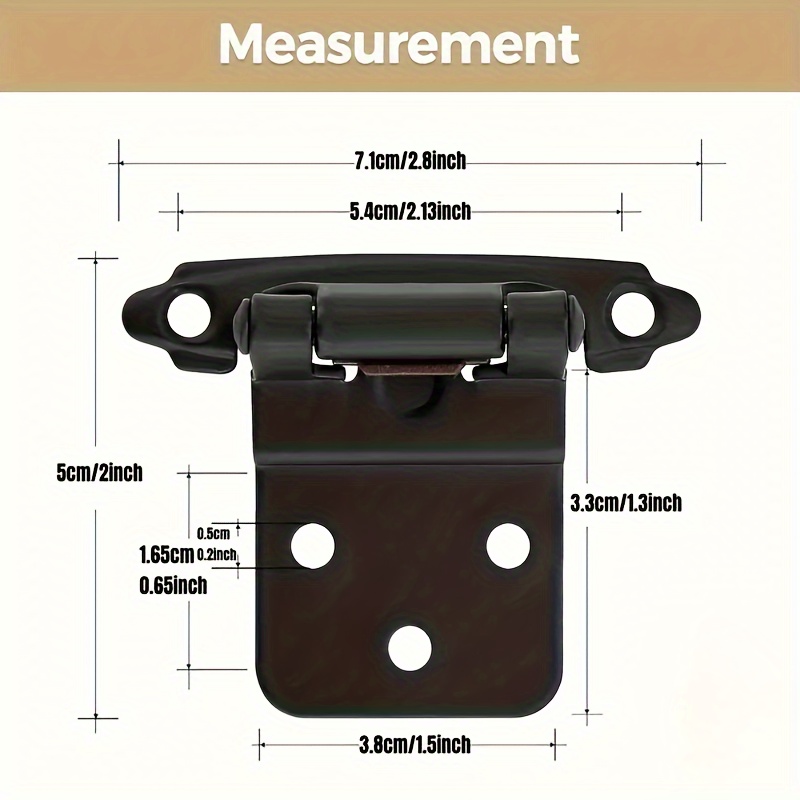 Recessed kitchen cabinet clearance door hinges