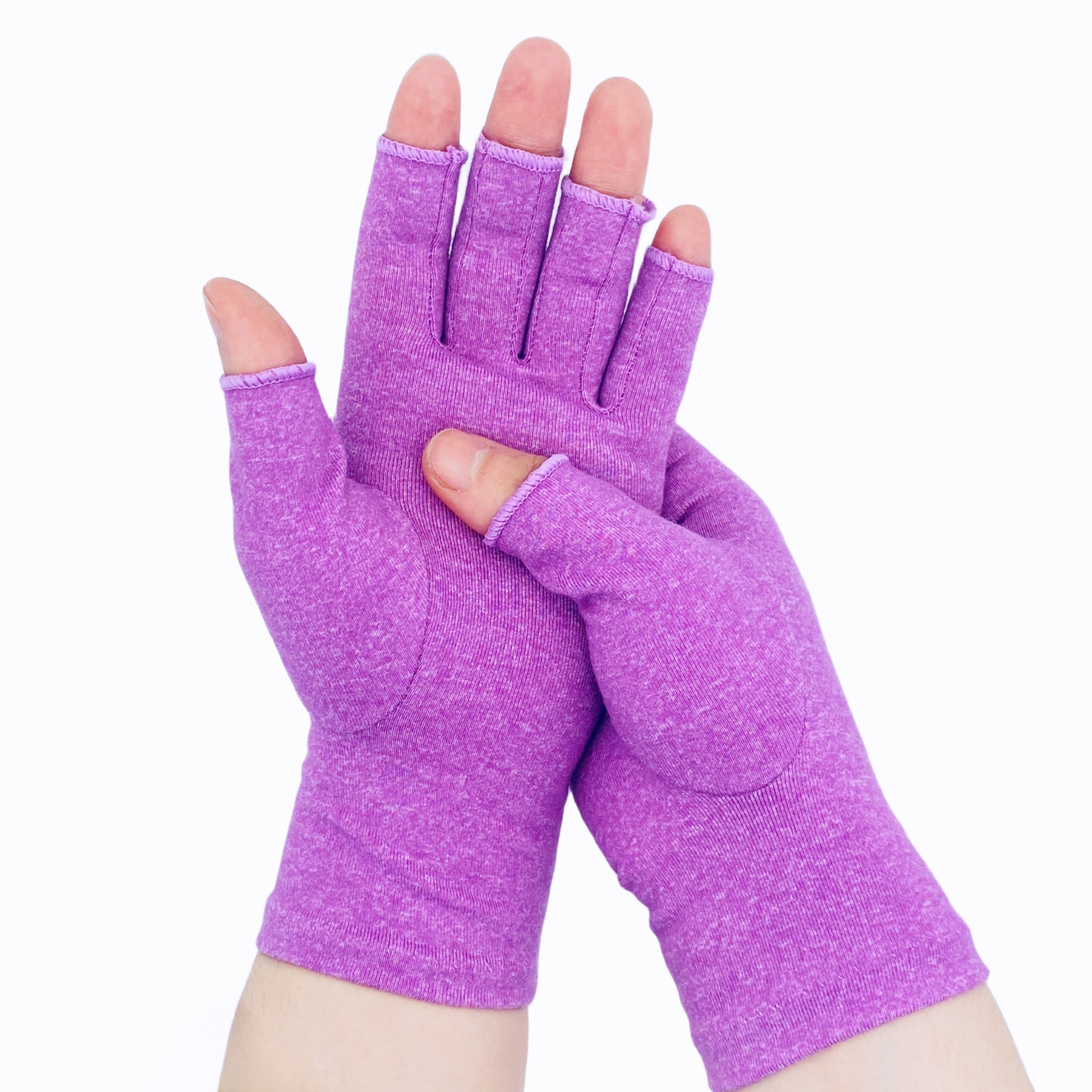 1pair Anti Slip Breathable Sweat Absorbing Two Finger Gloves For