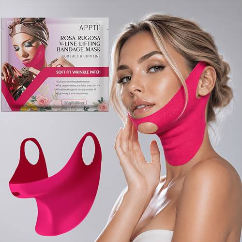 v line lifting face mask face and neck wrinkle patches neck mask instant firming and smoothing wrinkles v shaped chin lifting strap skincare products