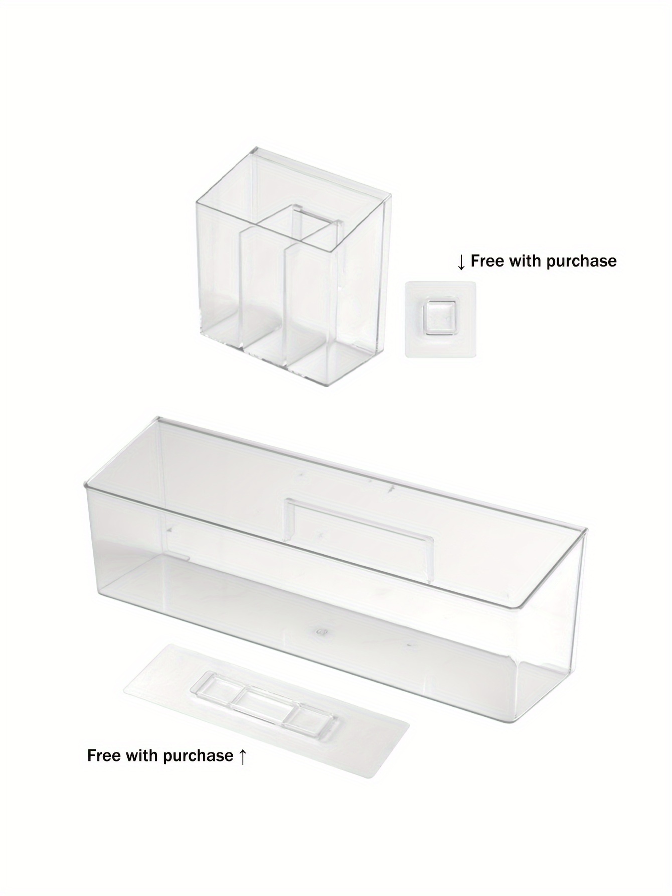 1pc acrylic wall mounted storage organizer transparent plastic medicine and cosmetic sorting box multi functional   cabinet for   details 4