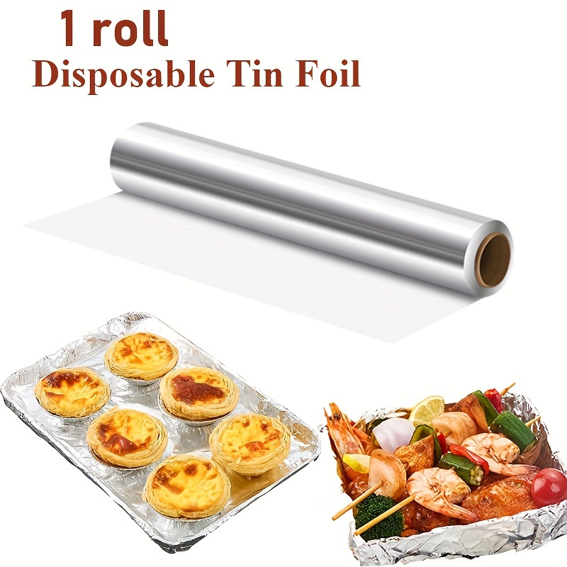 

10M Rouleau d'aluminium jetable pour , le barbecue, le -, outil de cuisson de cuisine portable aux hautes températures