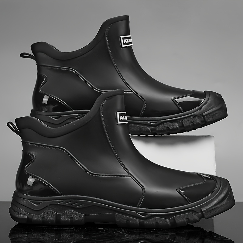 TEMU Women's Outdoor High , Couple's Fashion Rain Boots, Gardening Boots, Portable, Slip-resistant, Suitable For Hiking, Outdoor Work, Camping,