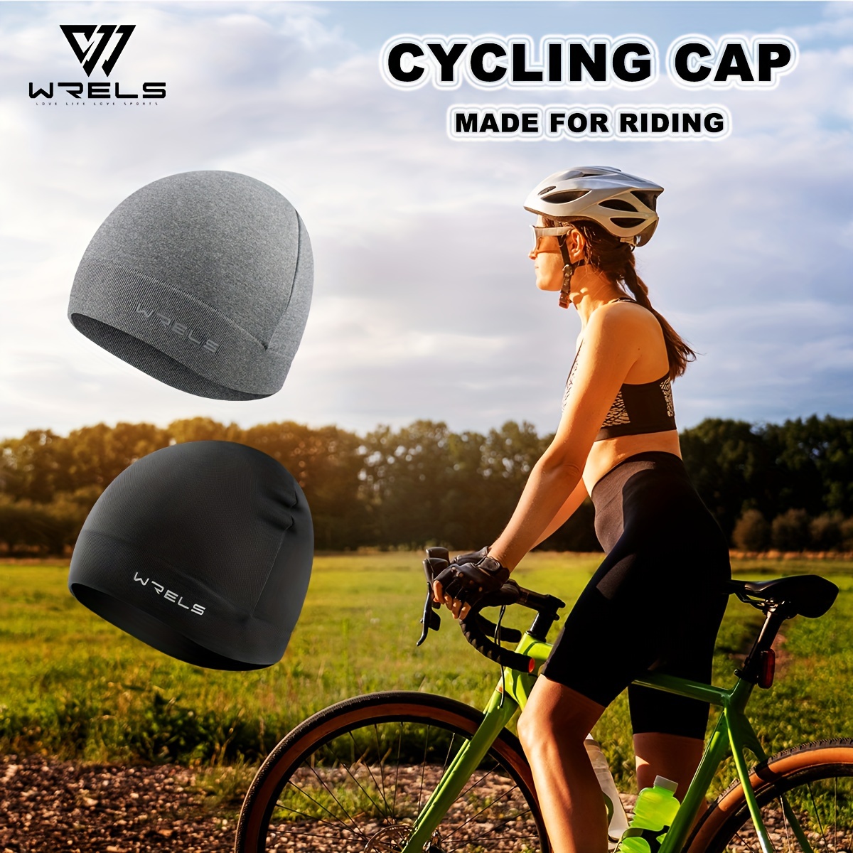 

1pc -dry Cycling Cap Windproof Ear , Comfortable Cap, Forehead For Cycling, And - Polyamide &