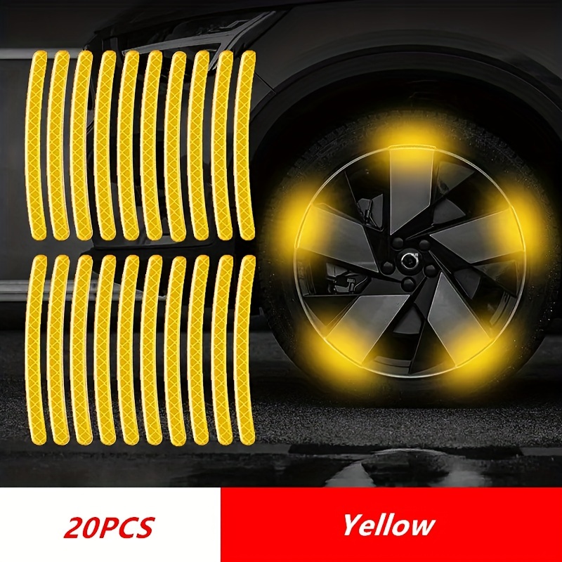 20pcs Wheel Enhance Visibility and Safety at Night