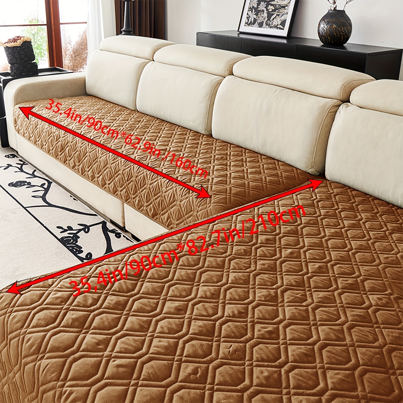 TEMU 2 pièces Coussin de Canapé en Technologie , Design Uni Moderne et Simple pour Salon ou Chambre à Coucher Décoration Sofa, Haut Tissu -