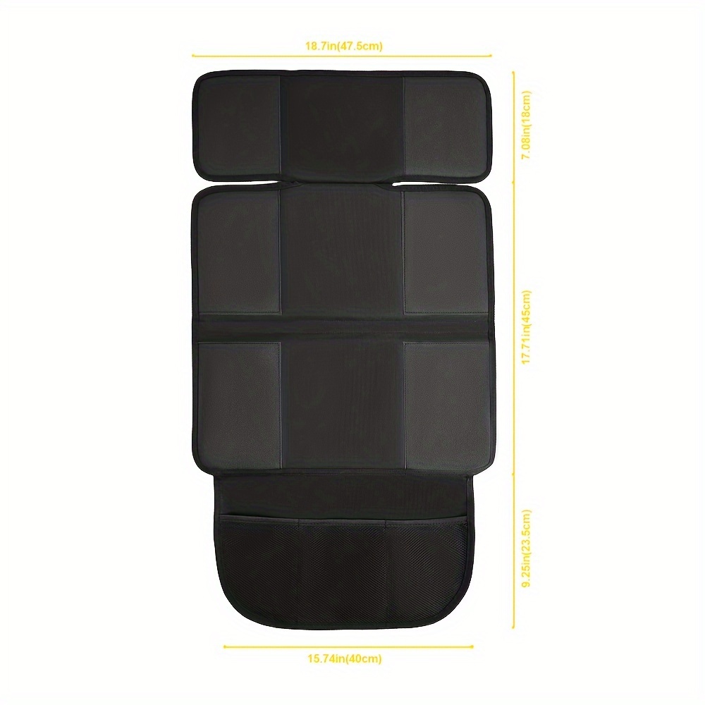 ZATOOTO zitkussen auto 3 stuks, stoelhoes auto-voorstoelen, stoelbeschermer, autostoelbeschermer voorkant, ademend, antislip, zwart