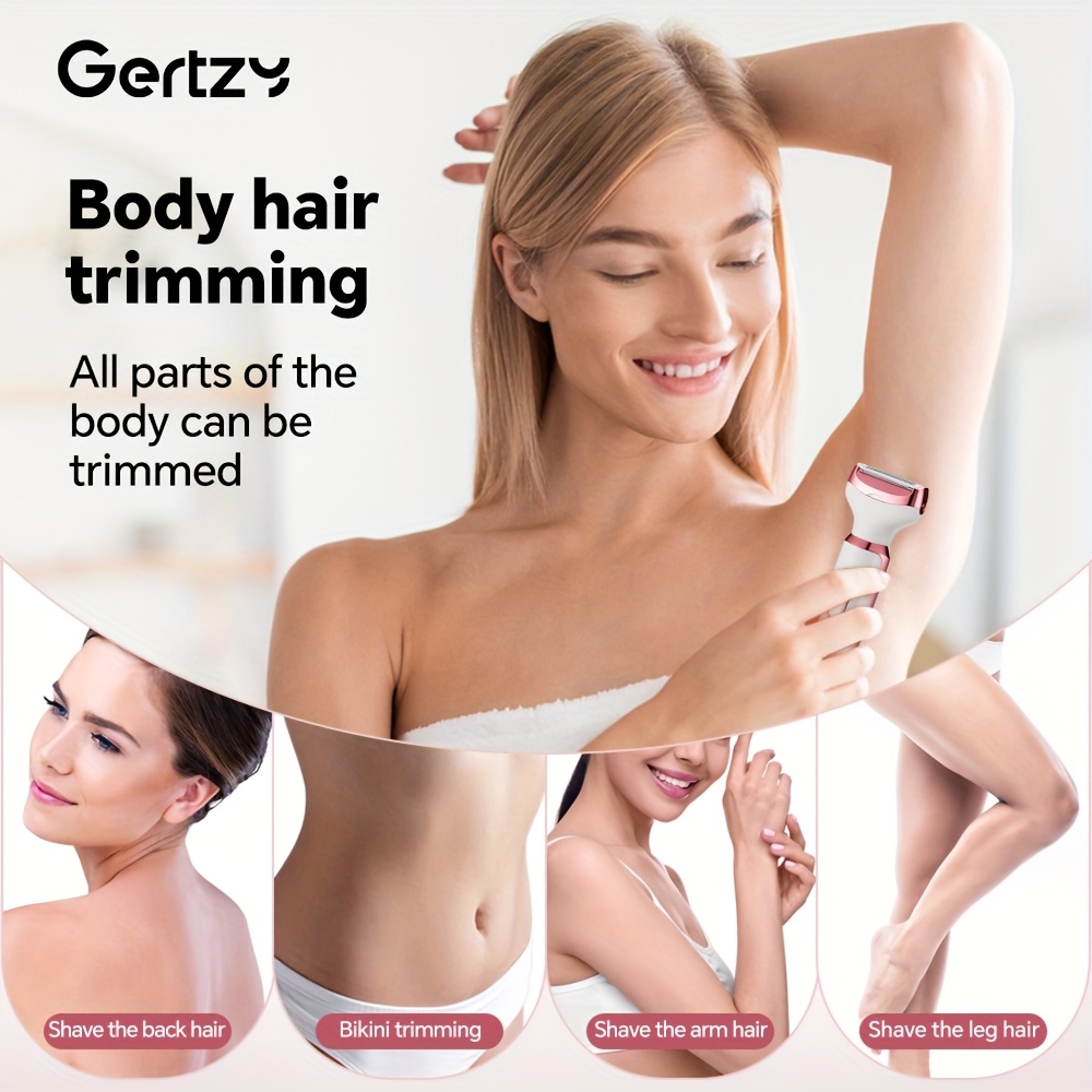 4 in 1 rechargeable   face nose legs underarm bikini trimmer wet dry   grooming kit portable rechargeable fathers day gift Product details 2