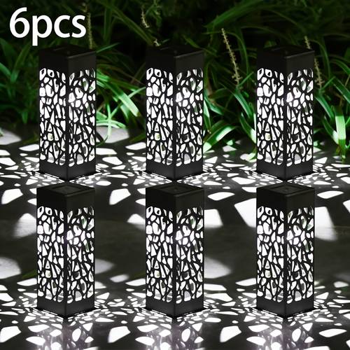 2pcs 6pcs 8pcs beautifully designed solar hollow lawn lights with ultra low controlled sensor garden lights