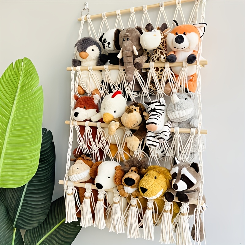 

1pc Net - Toy Organizer For Kids, Decor, Hanging , , Sewing