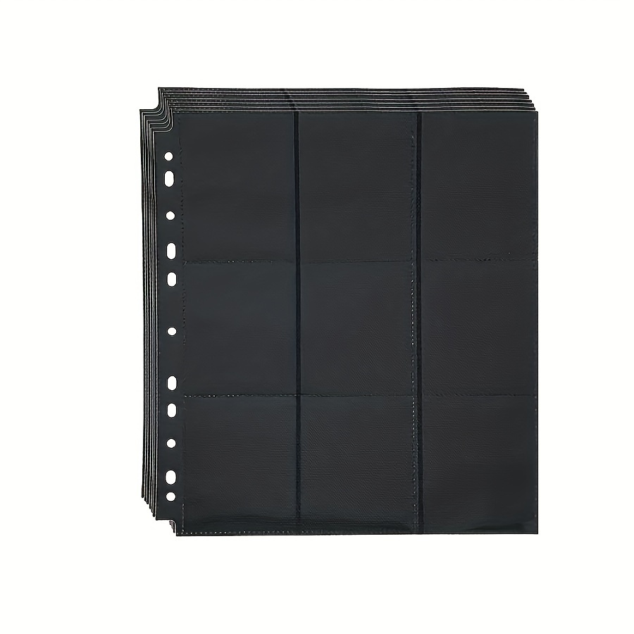 180 pockets   card binder insert storage wallet with double sided side opening pockets capacity for 180 game cards