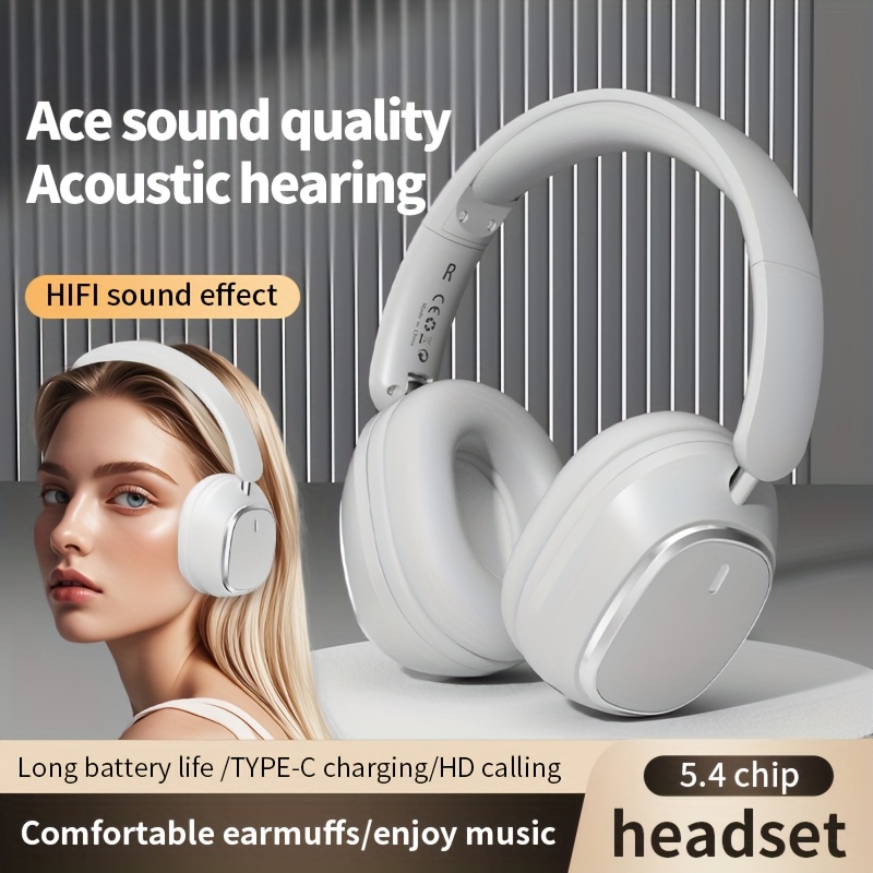 item picture head mounted wireless earphones wireless noise cancelling headphones     enthusiasts