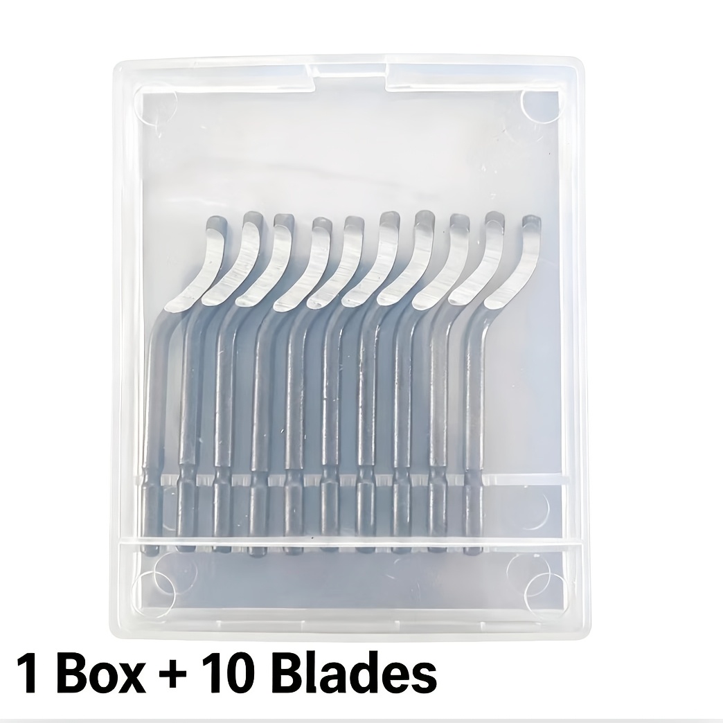 TEMU Blue Pen Rotatable Blade Deburring Tool - For Metal, Resin, Pvc Pipes, Plastics And 3d Printing Edges - Pipe And 3d Printing Burr Removal Reamer