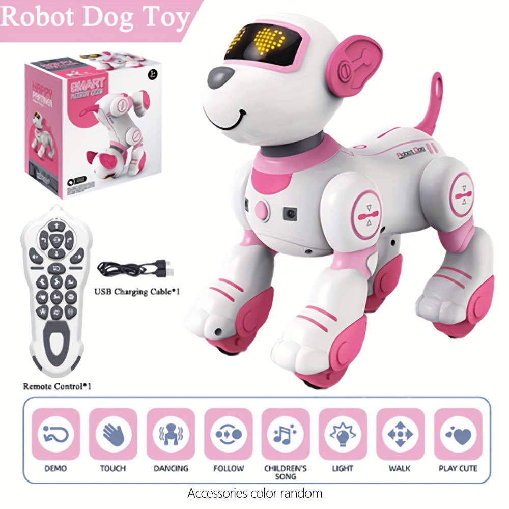 

Dog, Electronic Pet Dog, Singing And Dancing Machine Dog, Conversational Intelligent Programming, Companion Type Early Education Toy, Children's Gift Christmas, Halloween Gift