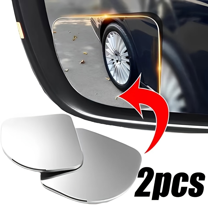 New Adjustable Car Blind Spot Glass Mirror 360 Degree Side - Temu