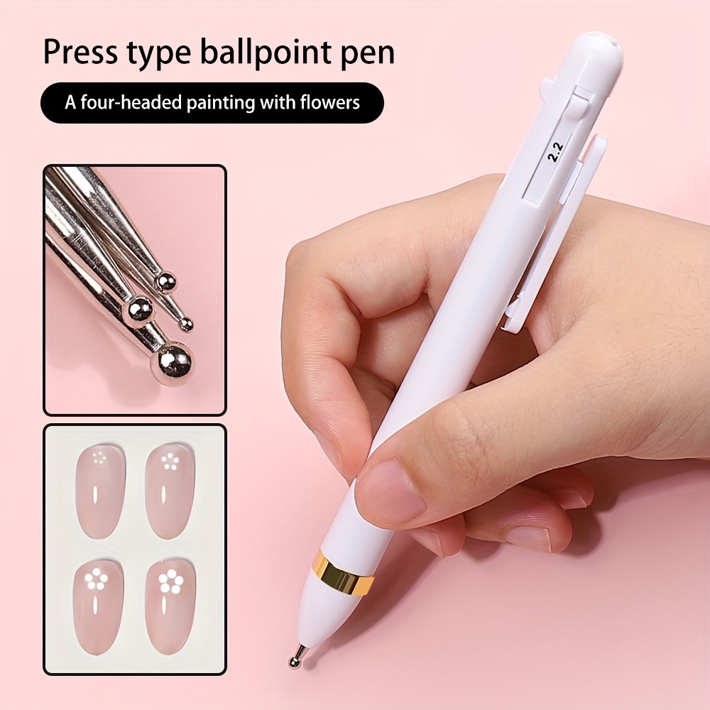 

Nail Art Dotting Pen - Diy Manicure Tool For , Includes Drill & Painting