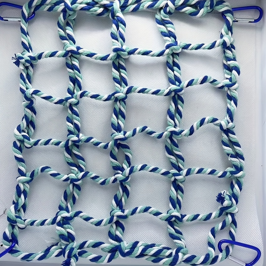 Climbing Net For Parrots In Colors, Toys For Parrot Birds, And A Hammock Net For Hamsters