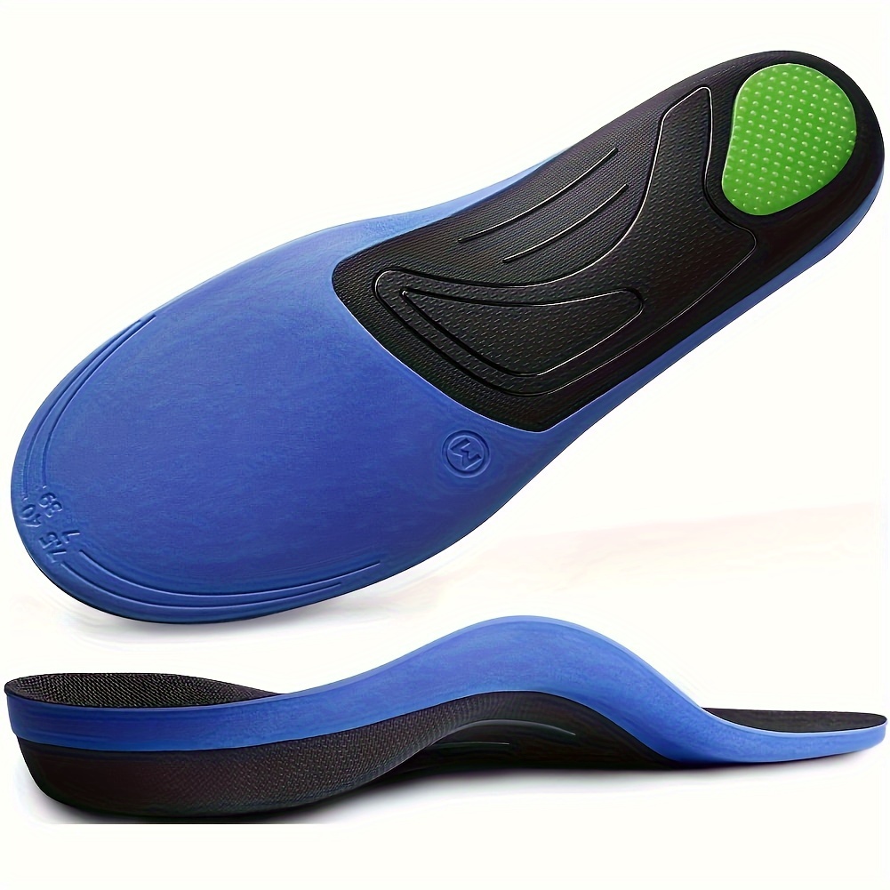 

Uniquely Molded Arch Support Insoles: Shock Absorption, Gel Pad, Mesh Fabric, And High Durability Pu For Men And Women - Sports, Running, And Hiking