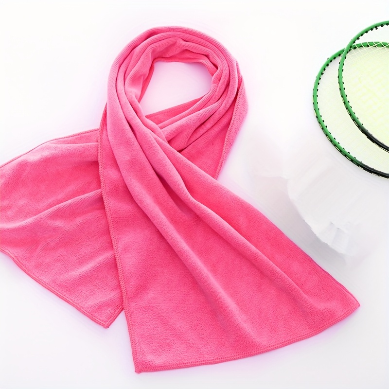 TEMU Extended Sports Towel,, Soft, Absorbent, For Fitness, Sweat Wiping, Beauty, Bathing, Adult Towel, Household Hand Towel, Hand Towel