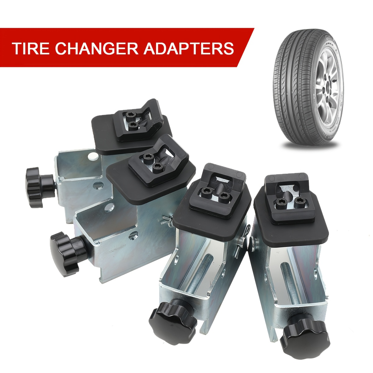 4pcs Motorcycle ATV Wheel Rim Clamp Jaw Adapter