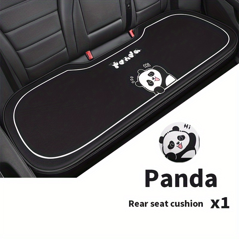 TEMU Fit Rear Car Cushion - Durable Polyester, Sponge-filled, All- Adorable Cartoon