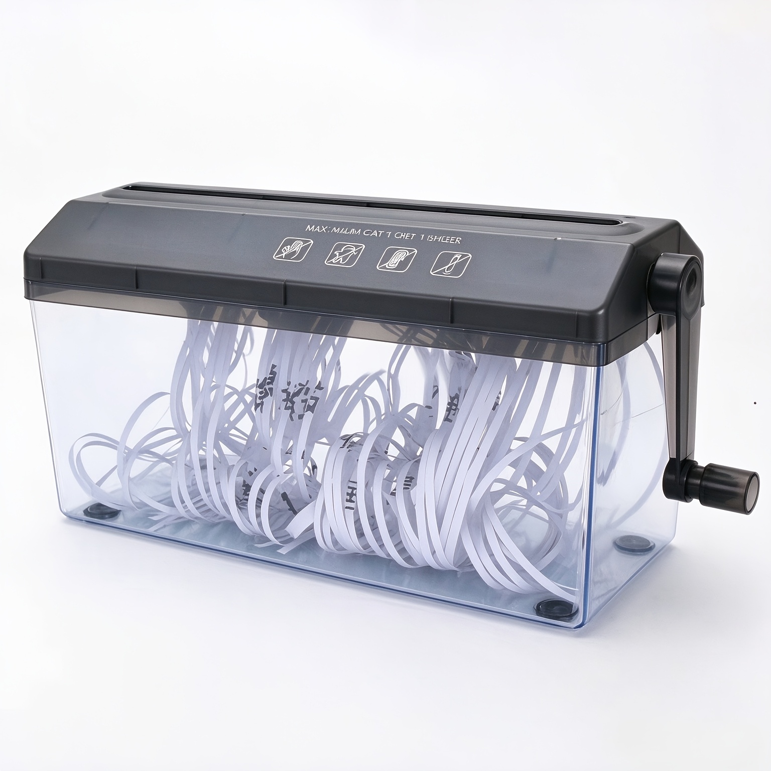 Image of Compact A4 Manual - Portable, Non-electric Desktop Paper Cutter For Use - Ideal For Documents, Notes, , Photos