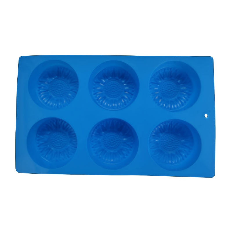 E-shop 6 Hohlräume Kreative Blumenförmige Seifenform Silikonformen für Handgemachte Dekoration Kerzenform Form
