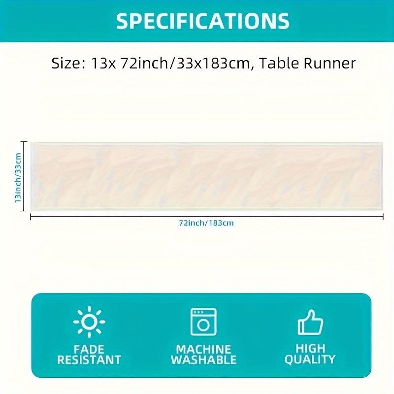 Table Runner Dahlia Floral Pattern Table Runner Spring Temu