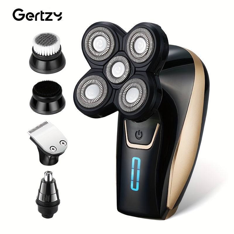 

Upgraded Electric Head Shaver With 5 - Cordless, Rechargeable, Electric Razor With Rotary Blades For Men - Achieve A Smooth, Bald Head With Ease