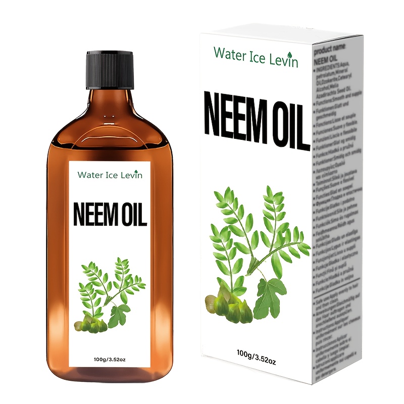 Image of Water Ice Hair Care Neem Oil - Nourishing And Relaxing Skin, Non-clogging Pores Suitable For All Hair Types And Textures, Ideal For Dry Skin