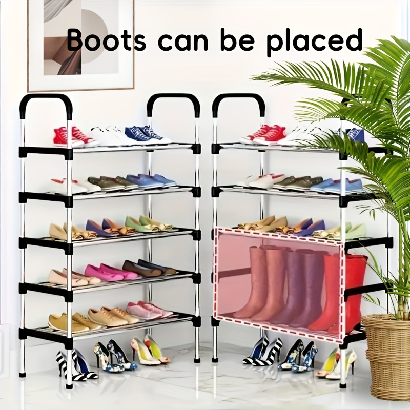 

4/6 Floors Multi-tier Shoe Organizer, Freestanding Shoe Rack, Easy To Assemble Shoe Organizer For Retail Shoe Store, Hallway, Bedroom, Bathroom, Office, Living Room Shoe Storage Organizer