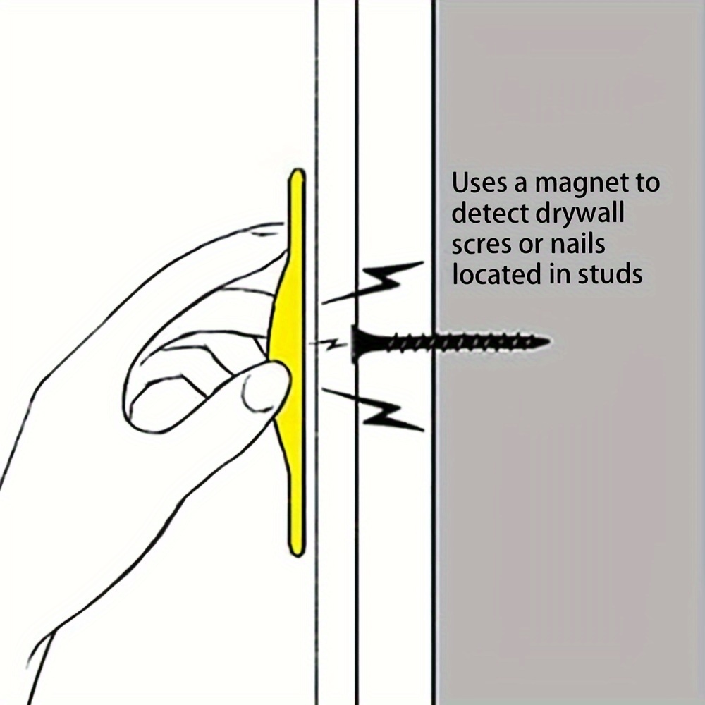 Screw & Nail Finder, 2piece Easy Grip, No Battery Needed