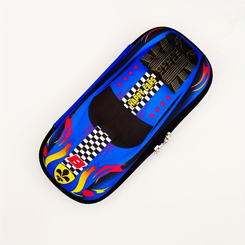 Youth Pencil Case - Large Capacity,, Stain-, Zipper Closure, Suitable For Boys And Girls