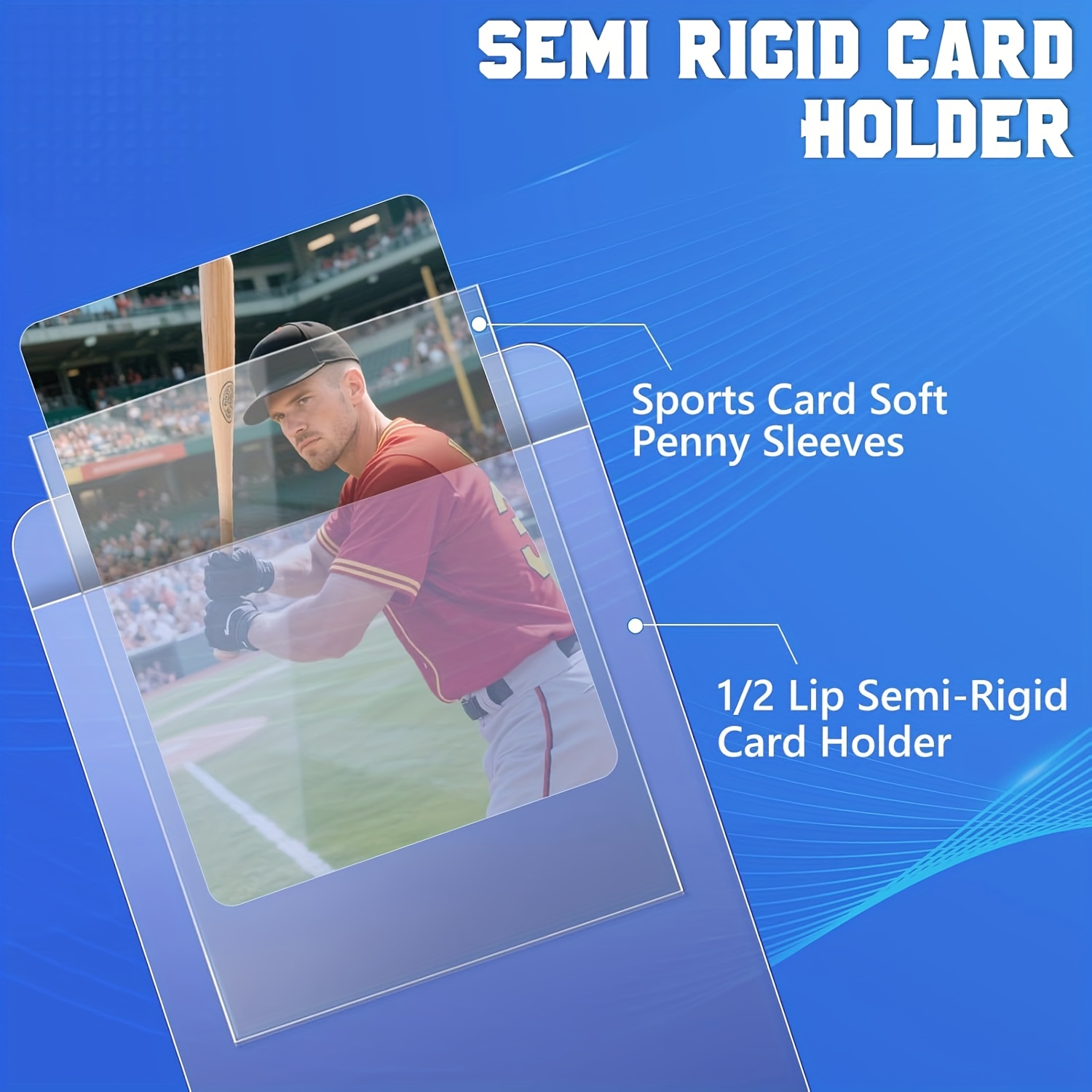 100 200pcs semi rigid card holders card sleeves psa sgc bgs - Temu