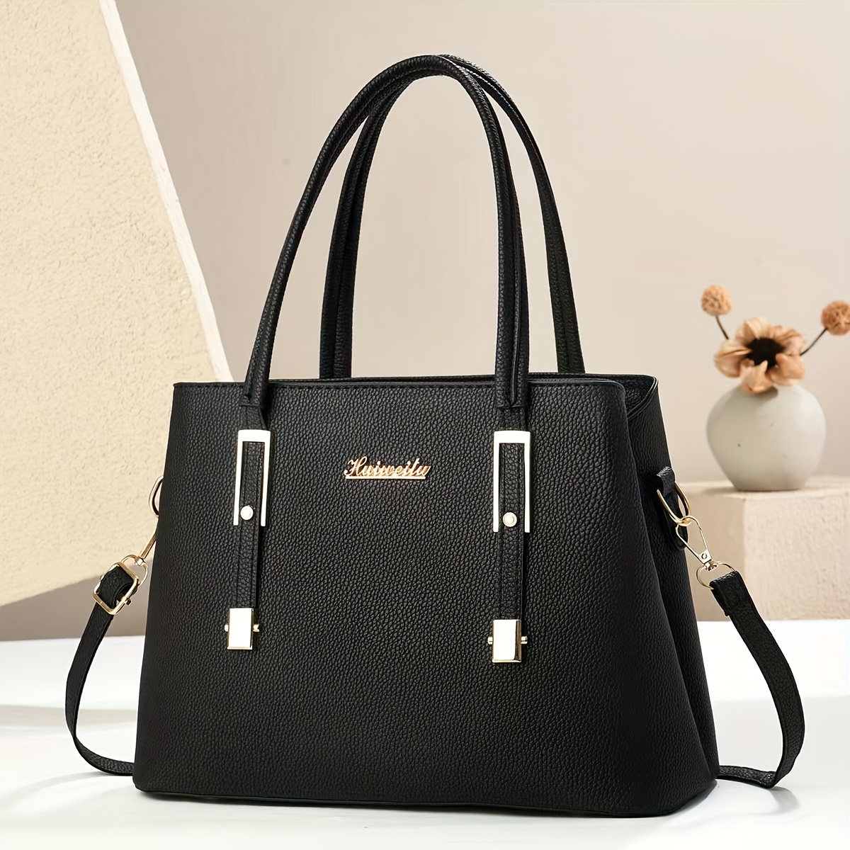 Image of Women's Tote Bag, Women's Fashion, Versatile, Easy, Elegant, Mother's Bag, Women's High-end, Temperament Women's Bag, Suitable For Gifts To Girlfriends And Mothers, Shoulder Bag And Crossbody Bag